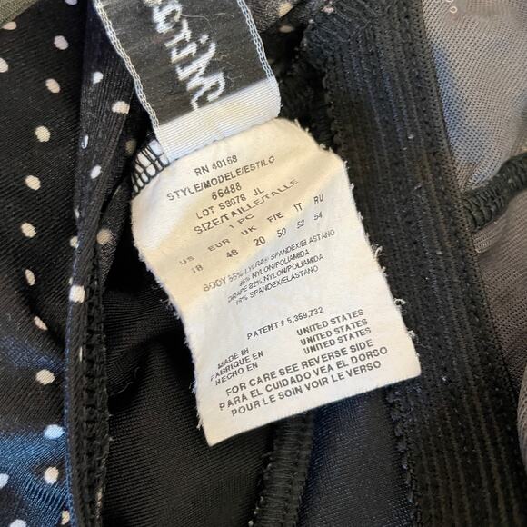 Miraclesuit Pin Point Oceanus One Piece Polka Dot Monokini Swimsuit Size 18 - Picture 10 of 11